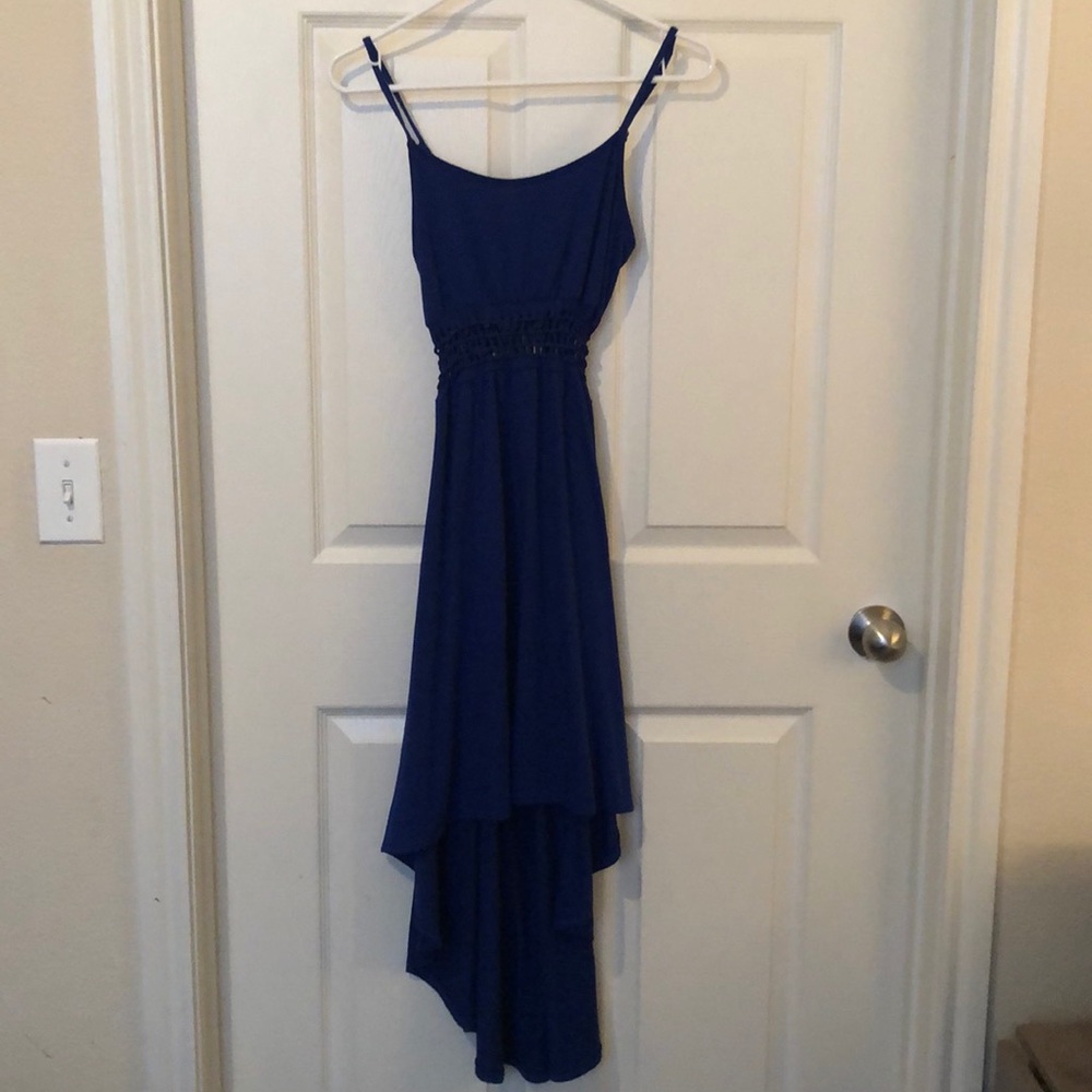 Blue HighLow Dress